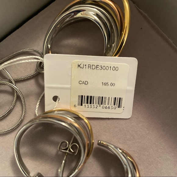 NWT Calvin Klein Mixed Metal Set - Picture 7 of 9